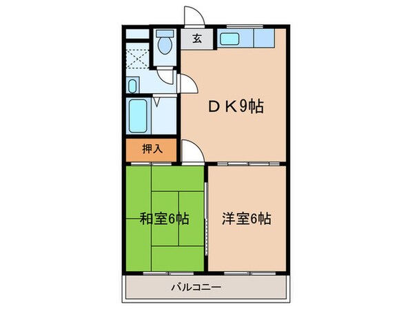 マンションシルフィードの物件間取画像